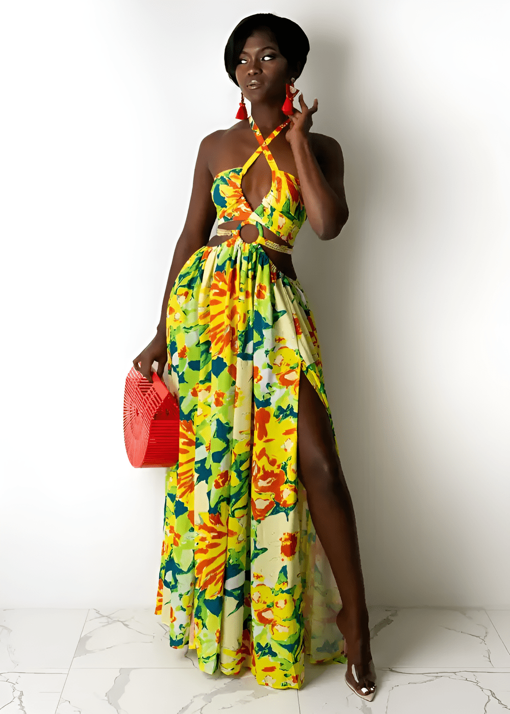 Floral Print Summer Dress | Atherea - Atherea