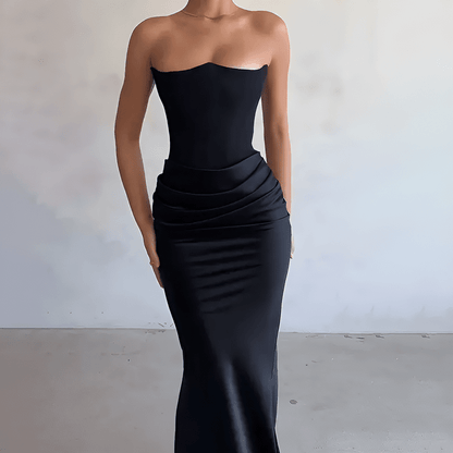Elegant Strapless Long Dress | Atherea - Atherea