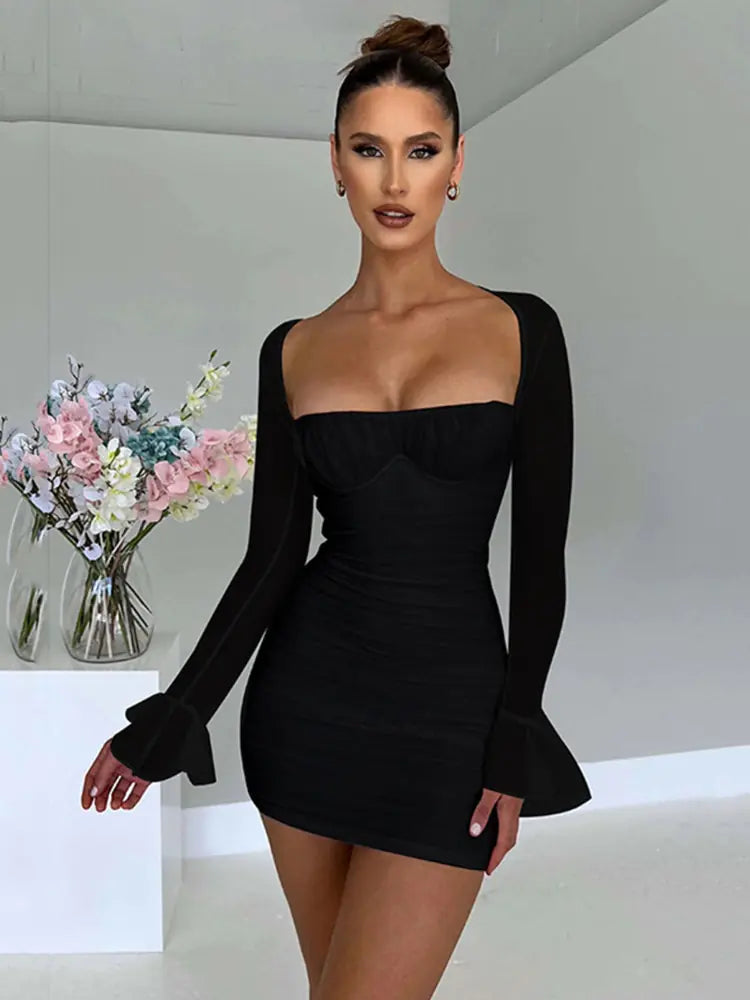 Elegant Backless Mini Dress | Atherea - Atherea